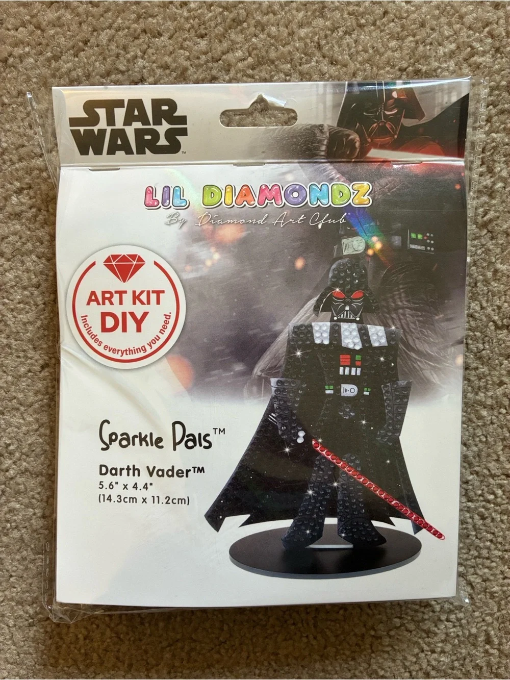 Lil Diamondz By Diamond Art Club - Sparkle Pals Darth Vader & Captain America